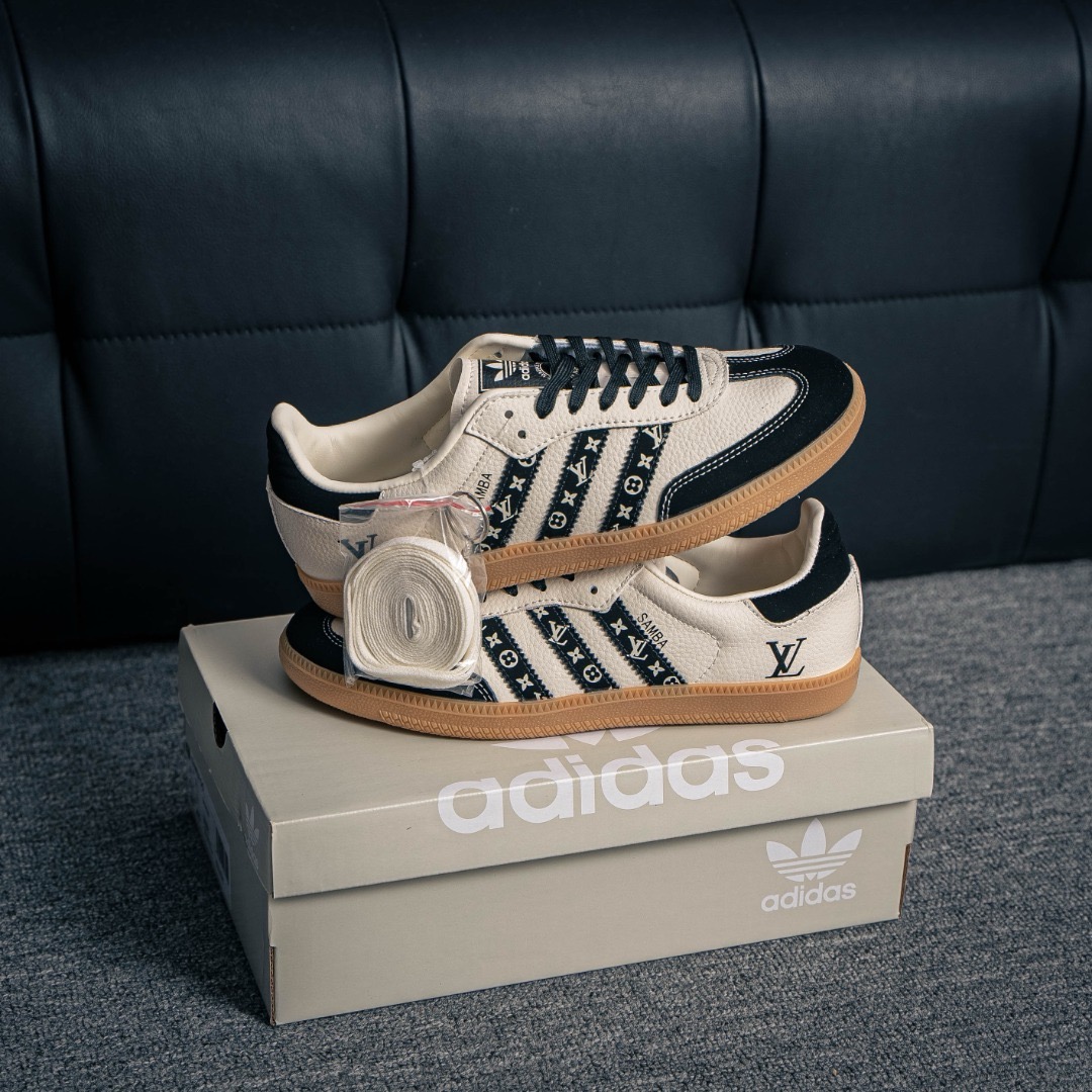 【本当の限定連名です!】LOUIS VUITTON X Adidas Samba OG 🔥25SS