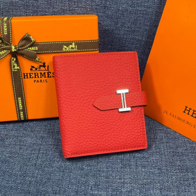 Hermes・レザー コンチネンタルウォレット 財布 折財布