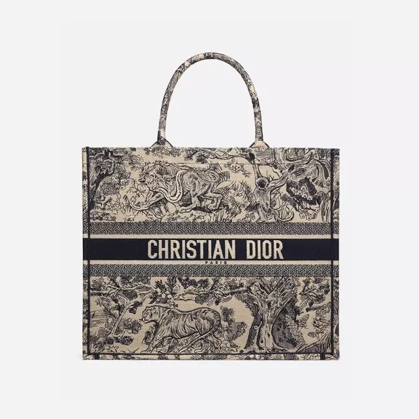 【Dior】ディオールロゴ アニマル 刺繍 バッグ トート 選べる2色