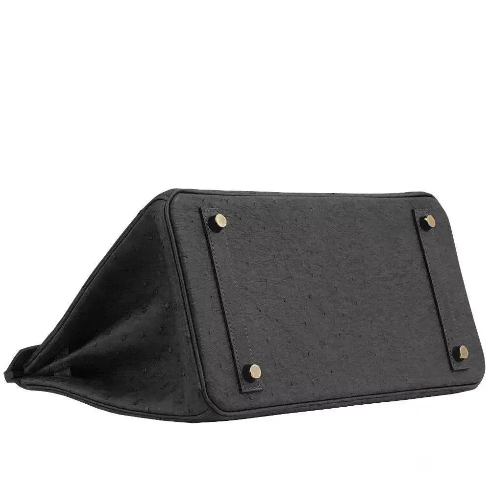 【HERMES】エルメス バーキン 30cm オーストリッチ ゴールド金具