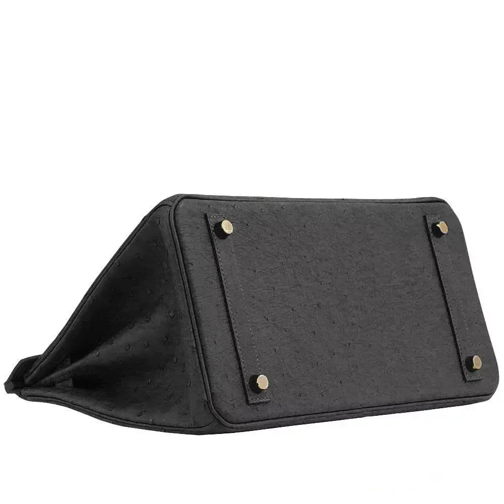 【HERMES】エルメス バーキン 30cm オーストリッチ ゴールド金具