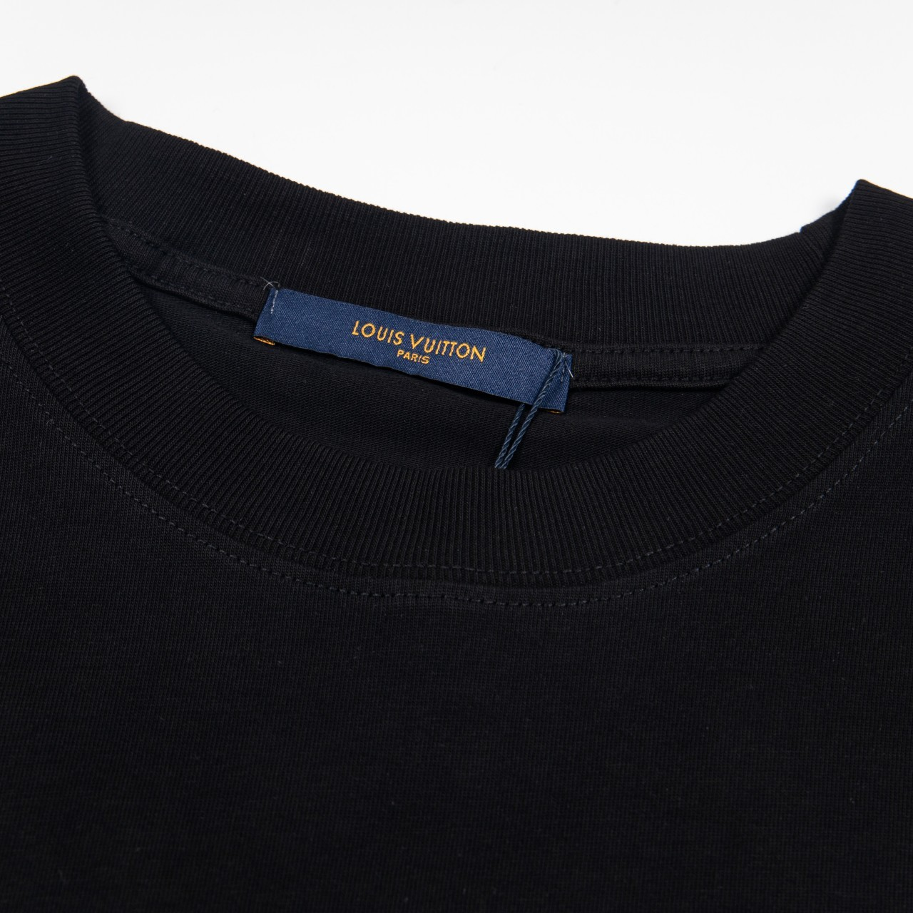 LOUIS VUITTON ルイヴィトン 胸口グラフィックプリント カジュアル丸首ショートスリーブTシャツ