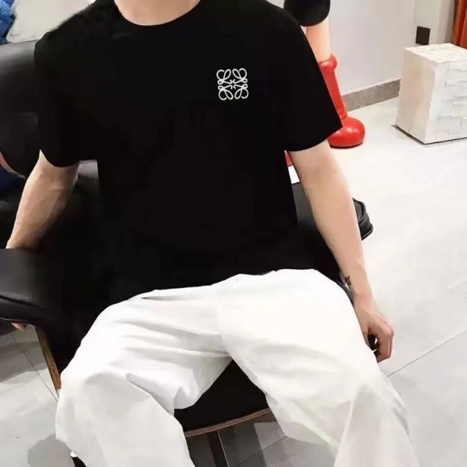 LOEWE【S-4XL】春夏らしい シンプルだからたくさん着まわせる 半袖 Tシャツ