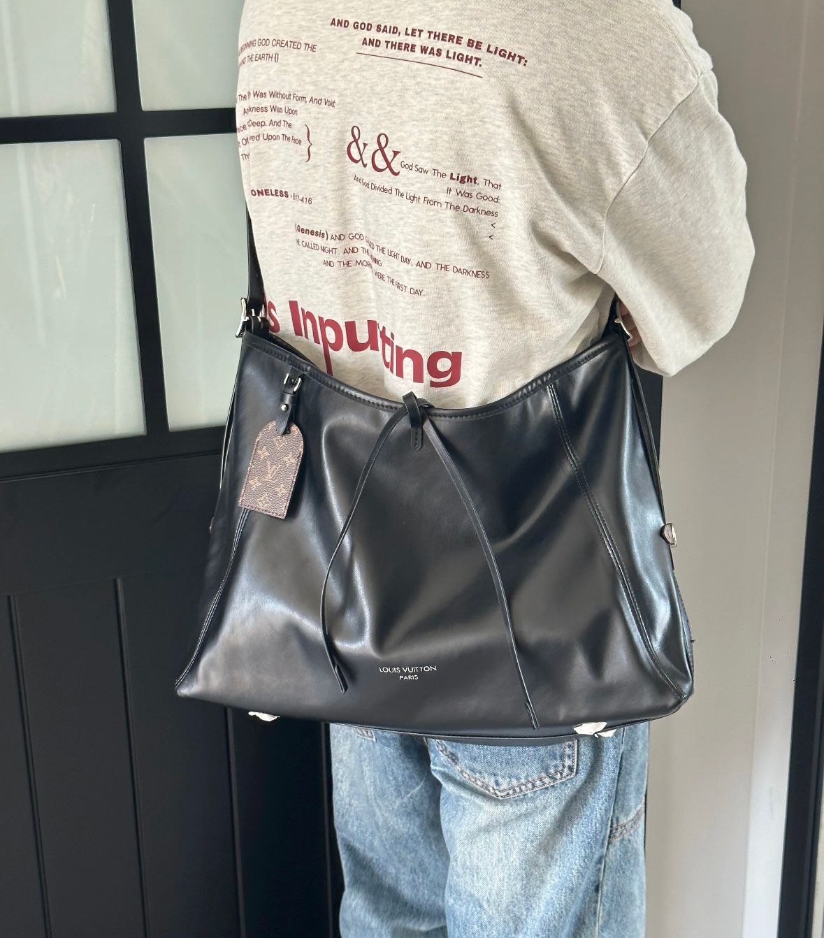 新作*Louis vuitton*キャリーオール ダーク MM ハンドバッグ