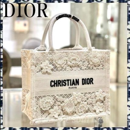 【花柄が美しい☆】Dior＊DIOR BOOK TOTE スモールバッグ＊