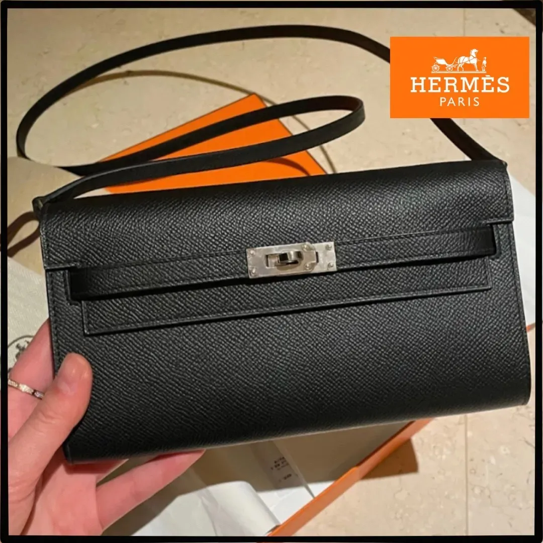 【上品シンプル】HERMES ケリー トゥ ゴー バッグ