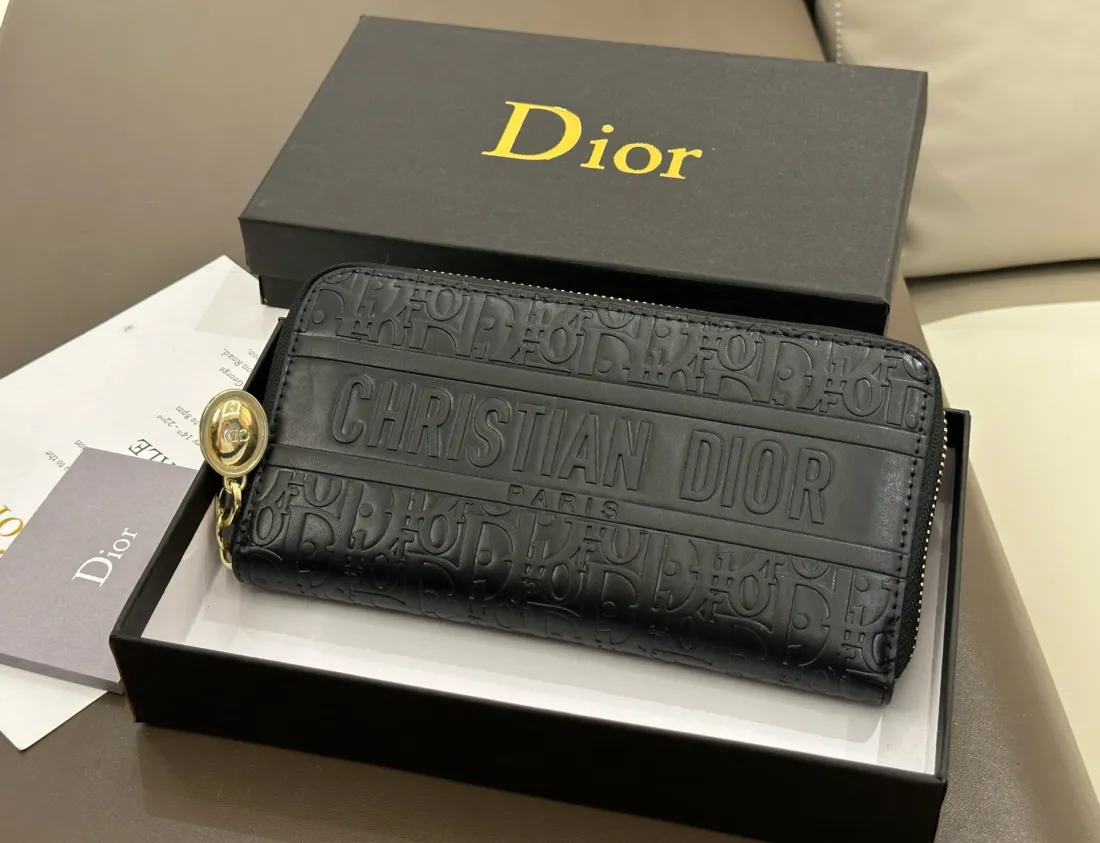 【オシャレかっこいい！】Dior★バーティカル 2つ折りウォレット