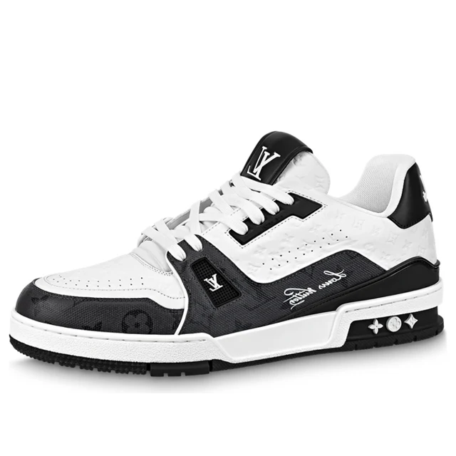 LOUIS VUITTONLV Trainers 'White Black'