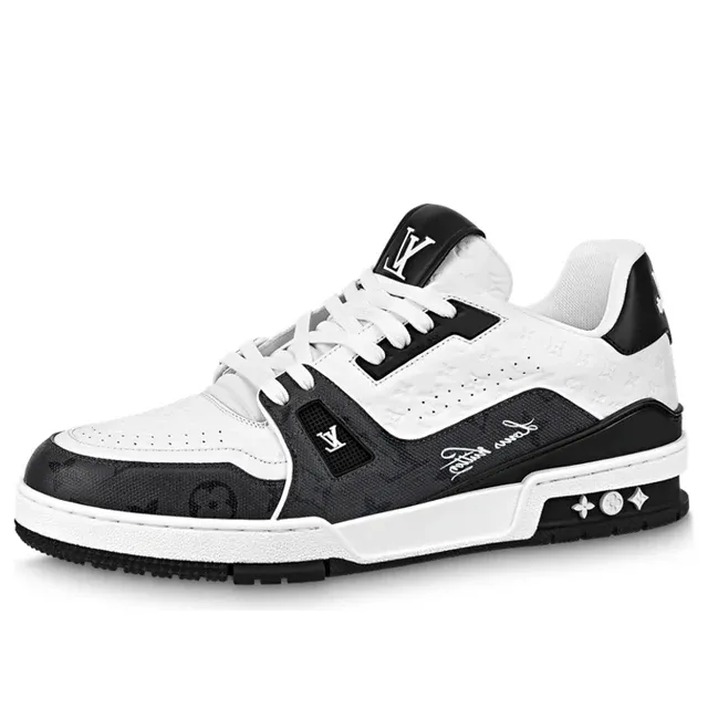LOUIS VUITTONLV Trainers 'White Black'