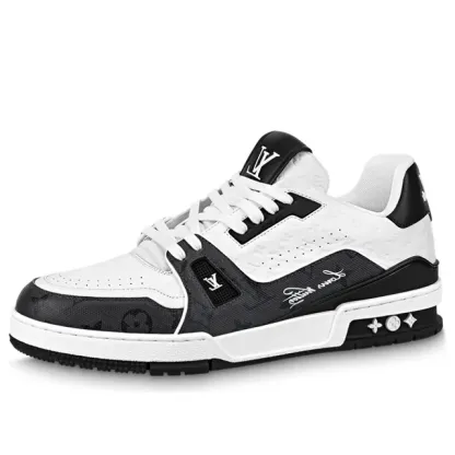 LOUIS VUITTONLV Trainers 'White Black'