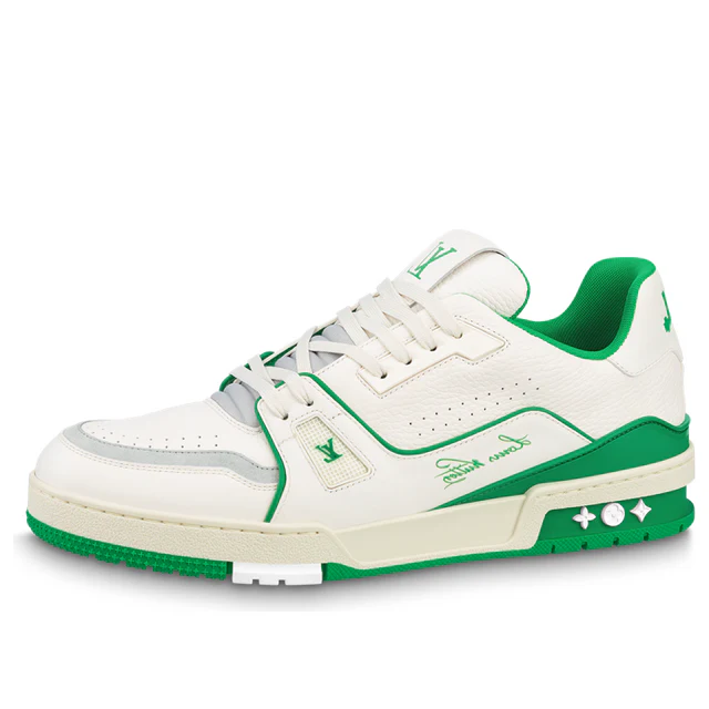LOUIS VUITTONLV Trainers 'White Green'