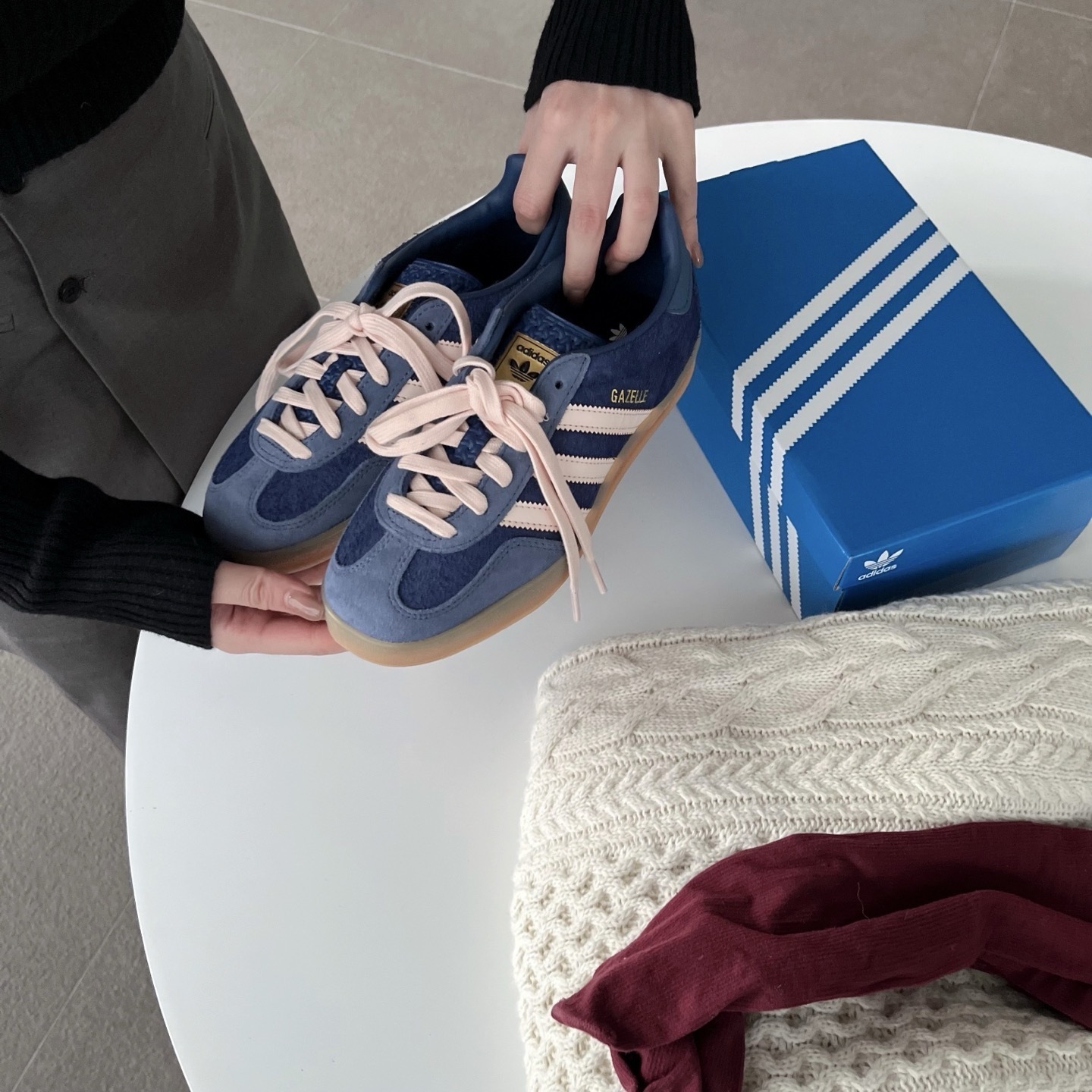 ADIDAS GAZELLE INDOOR DARK BLUE