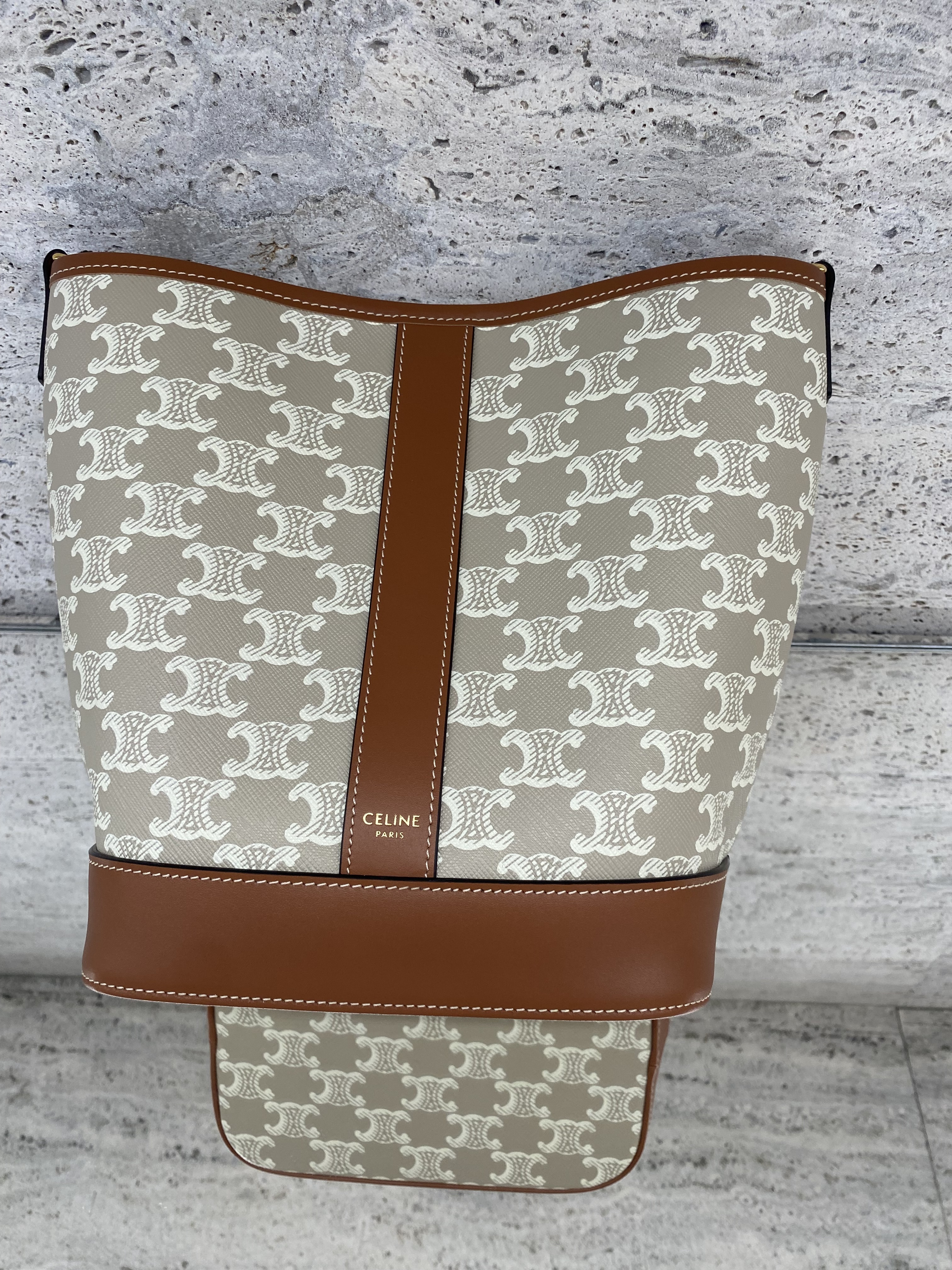 CELINE【入手困難】スモールバケット/トリオンフキャンバス 全色