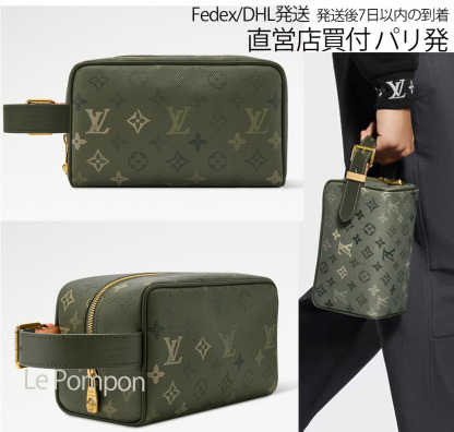 Louis Vuitton☆ドップキット カモフラージュカーキグリーン
