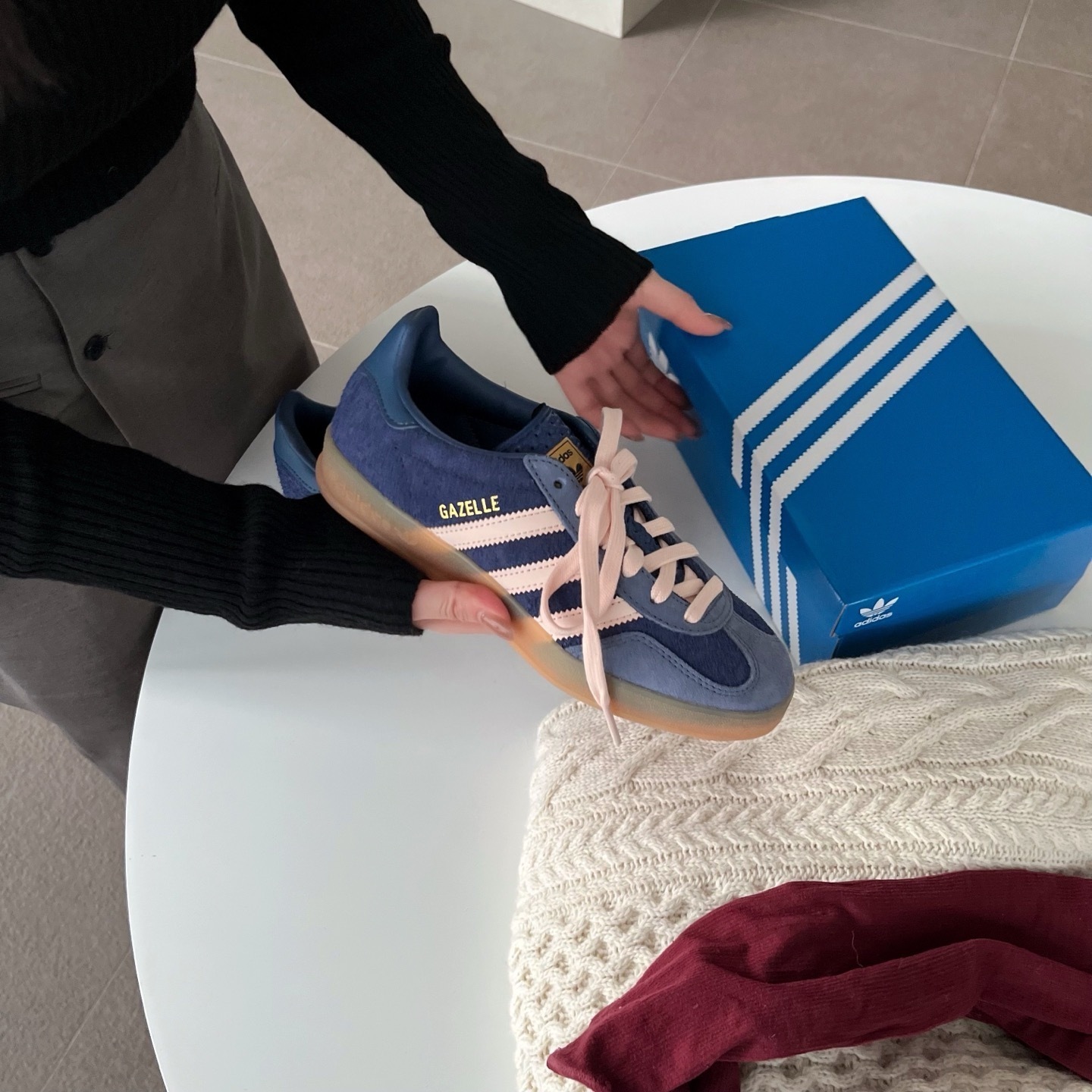 ADIDAS GAZELLE INDOOR DARK BLUE