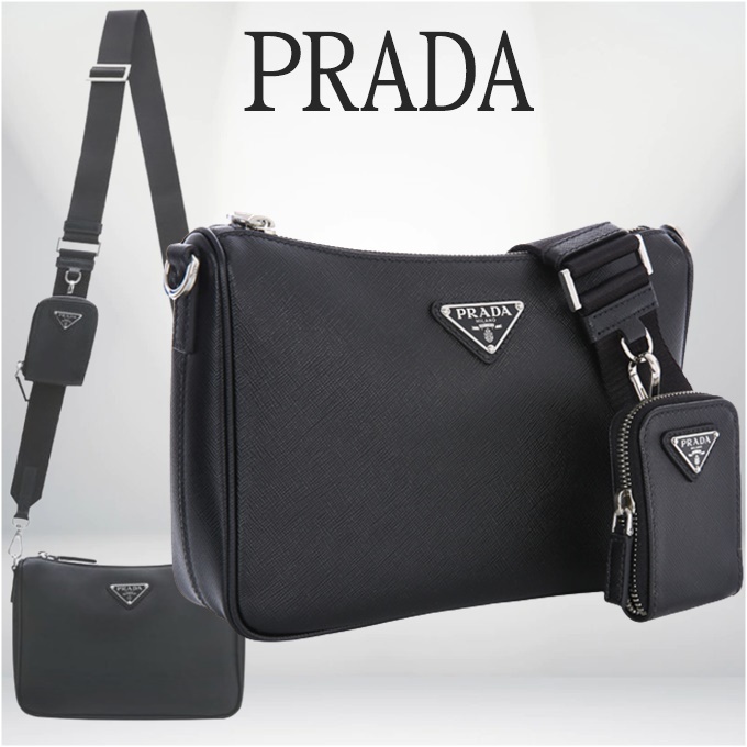 ♦PRADA♦メンズ ショルダーバッグ☆正規品・関税込☆