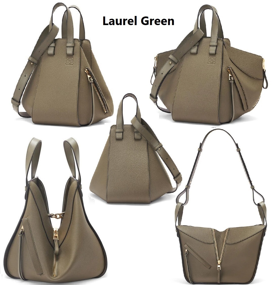 LOEWE☆ハンモックバッグ スモールソフトグレインカーフ