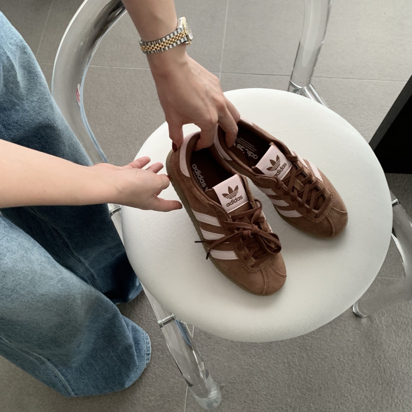 ADIDAS BERMUDA PRELOVED BROWN JH9088