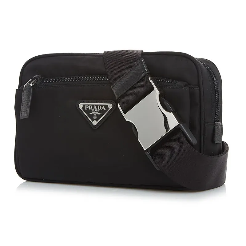 ★送料関税込★PRADA Re-Nylon サフィアーノレザー ボディバッグ