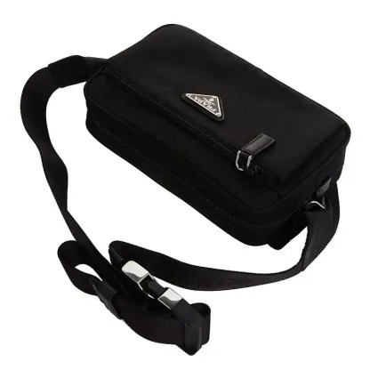 ★送料関税込★PRADA Re-Nylon サフィアーノレザー ボディバッグ