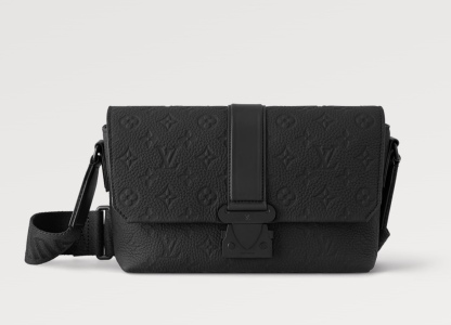 NEW!! LOUIS VUITTON S-Cape メッセンジャーバッグ 黒 レザー