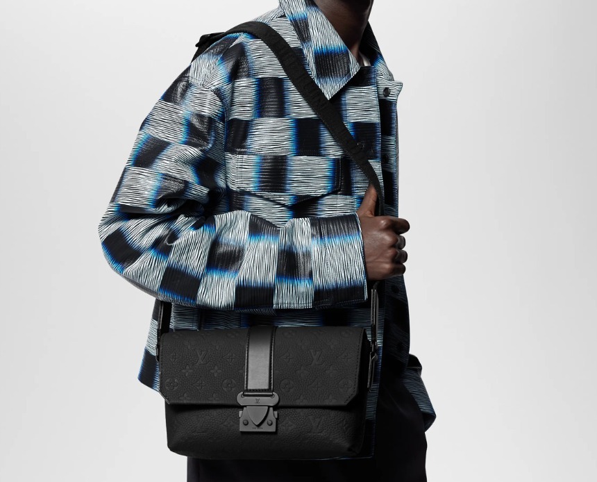 NEW!! LOUIS VUITTON S-Cape メッセンジャーバッグ 黒 レザー