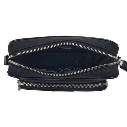 ♦PRADA♦Re-Nylon ブラッシュドレザークロスバッグ