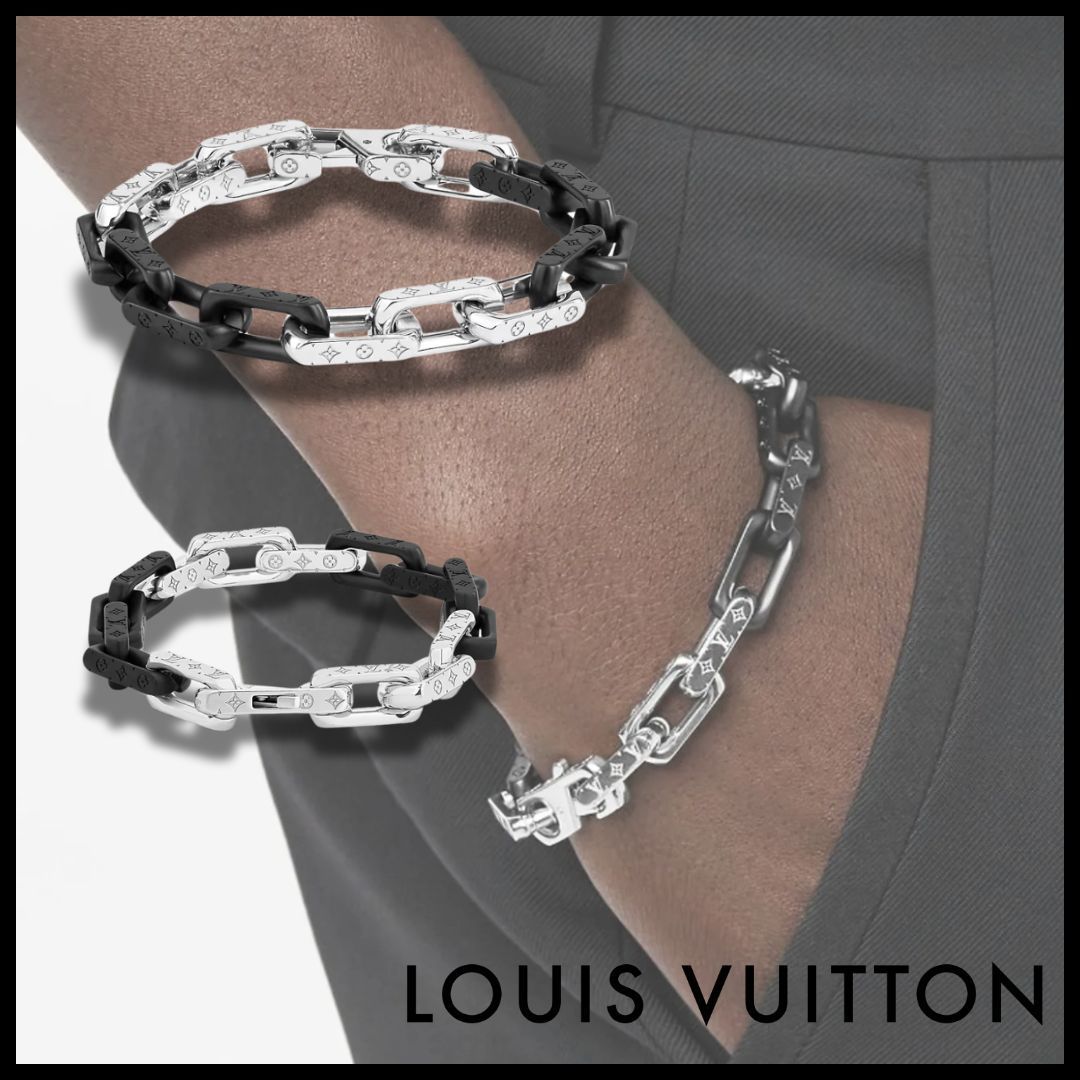 カッコいい♪【Louis Vuitton】ブレスレットモノグラム チェーン
