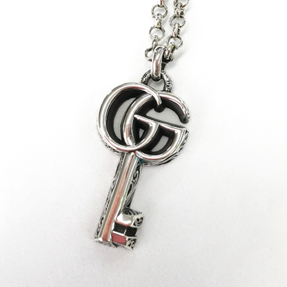国内発送 GUCCI ダブルG キー ネックレス YBB627757001
