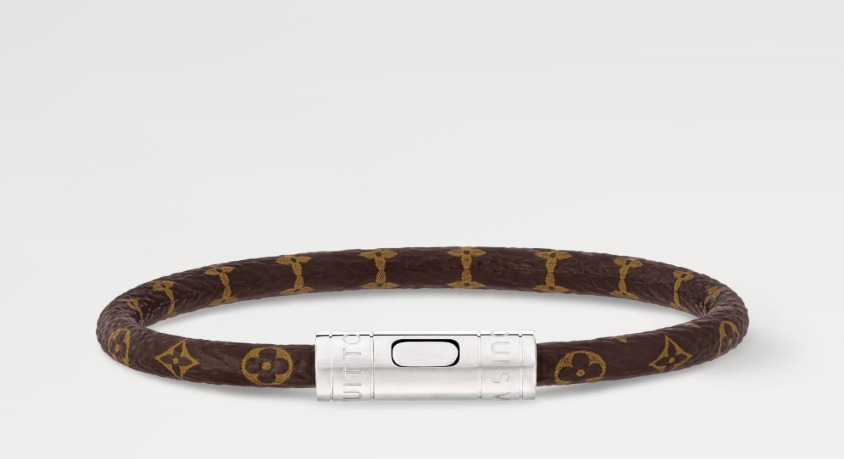 LOUIS VUITTON レザー ブレスレット ビジネス スーツ に