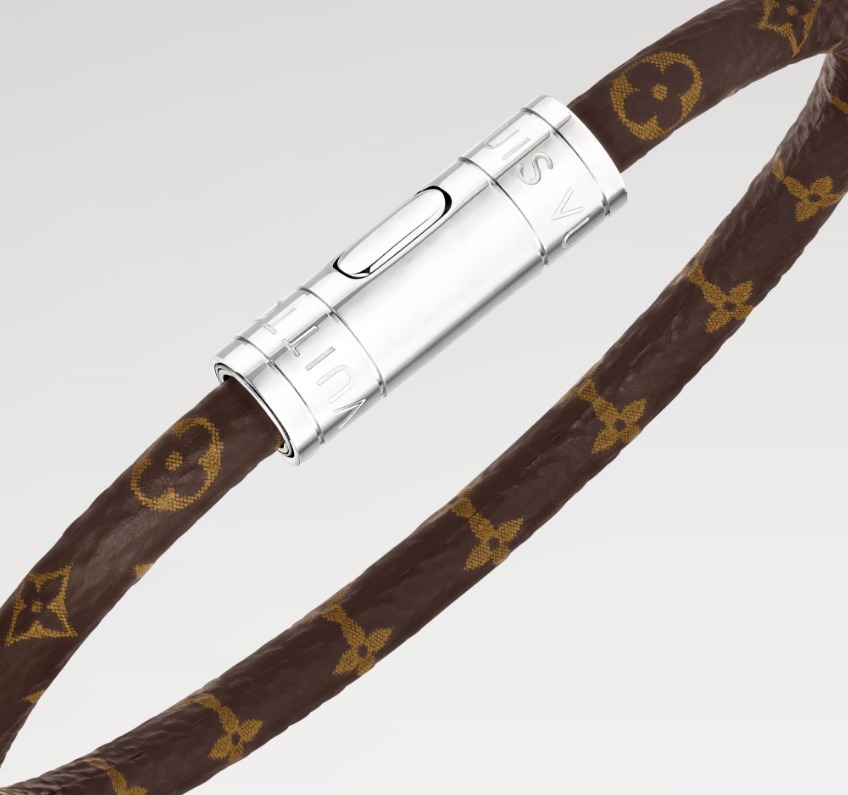 LOUIS VUITTON レザー ブレスレット ビジネス スーツ に