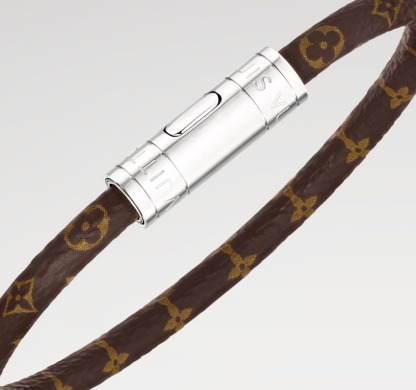 LOUIS VUITTON レザー ブレスレット ビジネス スーツ に