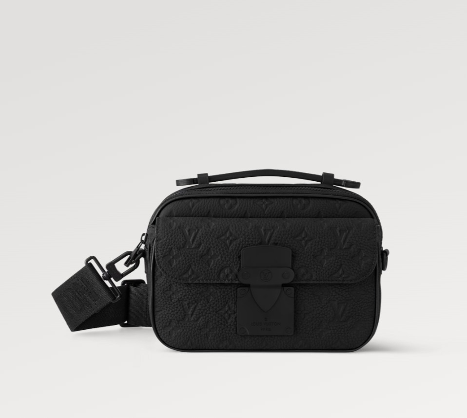 新作 LOUIS VUITTON 直営店 メッセンジャー モノグラム 黒 M58489