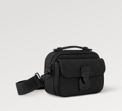 新作 LOUIS VUITTON 直営店 メッセンジャー モノグラム 黒 M58489