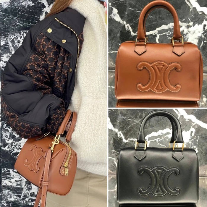 ★Celine★スモール ボストン キュイル トリオンフ