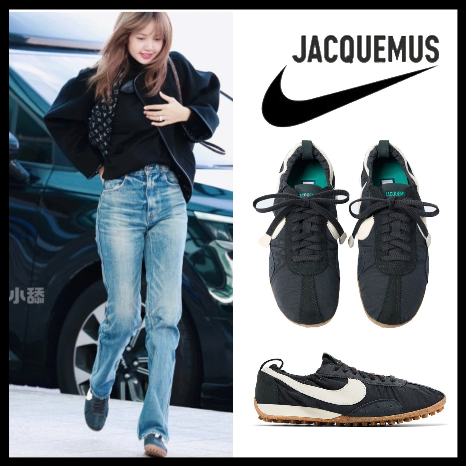 【Nike x Jacquemus】Moon Shoe SP Off Noir Cashmere リサ着用