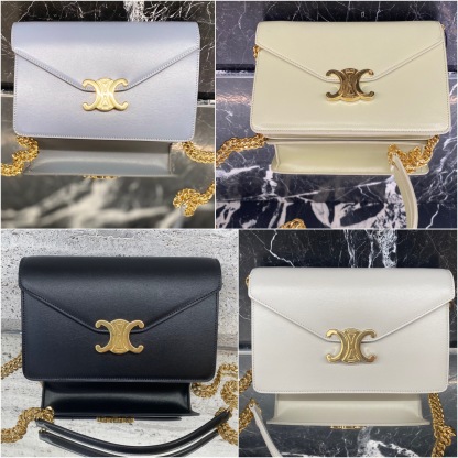 CELINE 【入手困難】☆TRIOMPHE☆ チェーンウォレット★ 全色
