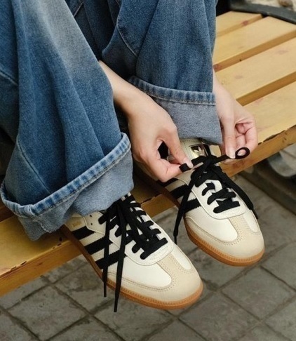 adidas★アディダス サンバ SAMBA OG W 白 Cream White Sand