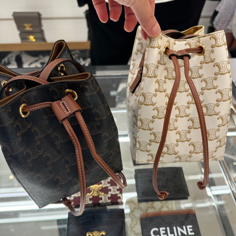 ★ミニマルで可愛い★【CELINE】マリンバケットポシェット