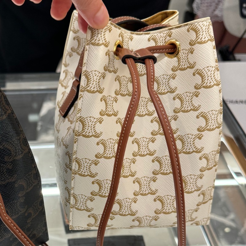 ★ミニマルで可愛い★【CELINE】マリンバケットポシェット