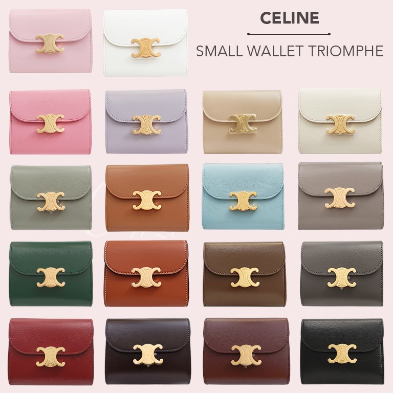 CELINE スモール トリオンフ フラップウォレット