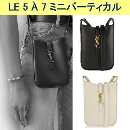 モノグラム サンローラン LE 5 Ａ 7 ミニバーティカル
