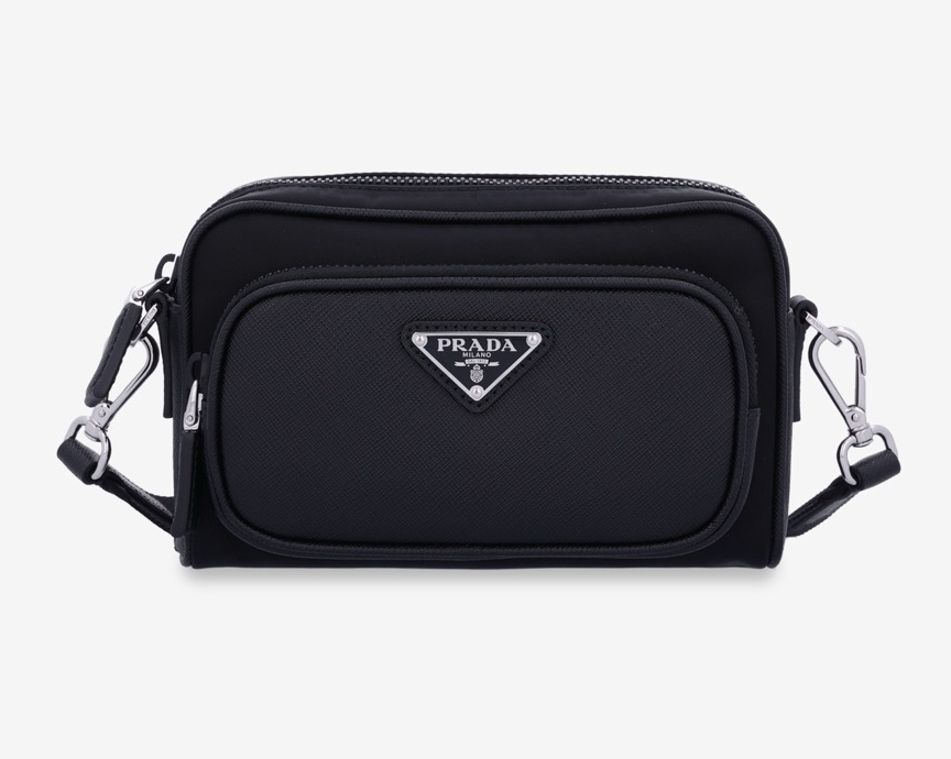 送料関税込☆PRADA Re-Nylon x レザー ショルダーバッグ☆超人気