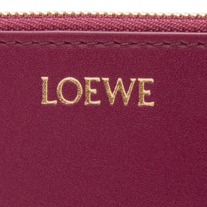【LOEWE】ノット コインカードホルダー（シャイニーナパカーフ）
