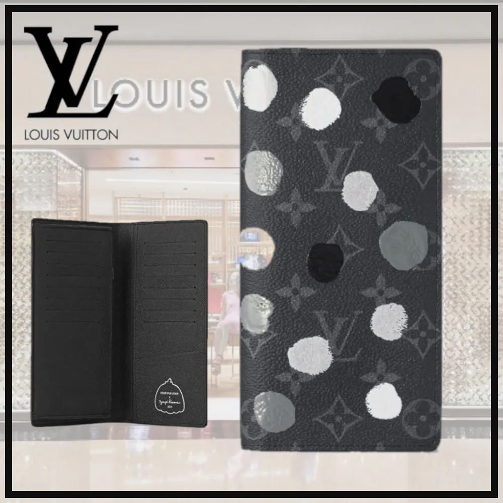 ルイヴィトン LOUIS VUITTON 財布 新作 メンズ 長財布 全新品 新品 M81932 LV × YK ポルトフォイユ・ブラザ 草間彌生 コラボ 2023 限定品 全新ラッピング無料