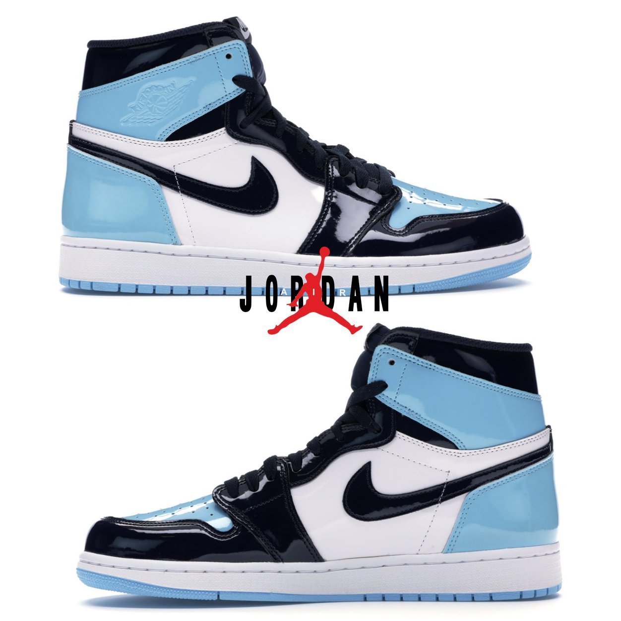 Air Jordan 1 (エアジョーダン 1) Retro High OG WMNS Obsidian/Blue Chill-White
