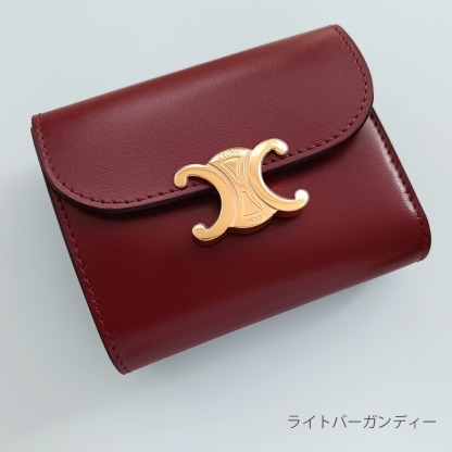 CELINE スモール トリオンフ フラップウォレット