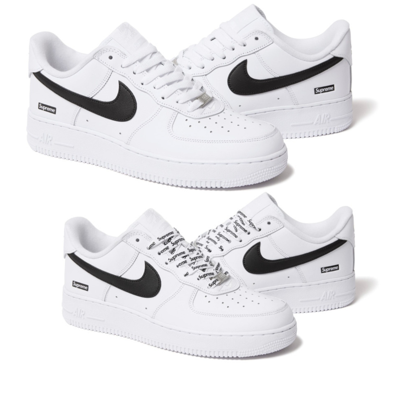 【Nike x Supreme】Air Force 1 Low- White Black
