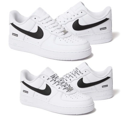 【Nike x Supreme】Air Force 1 Low- White Black