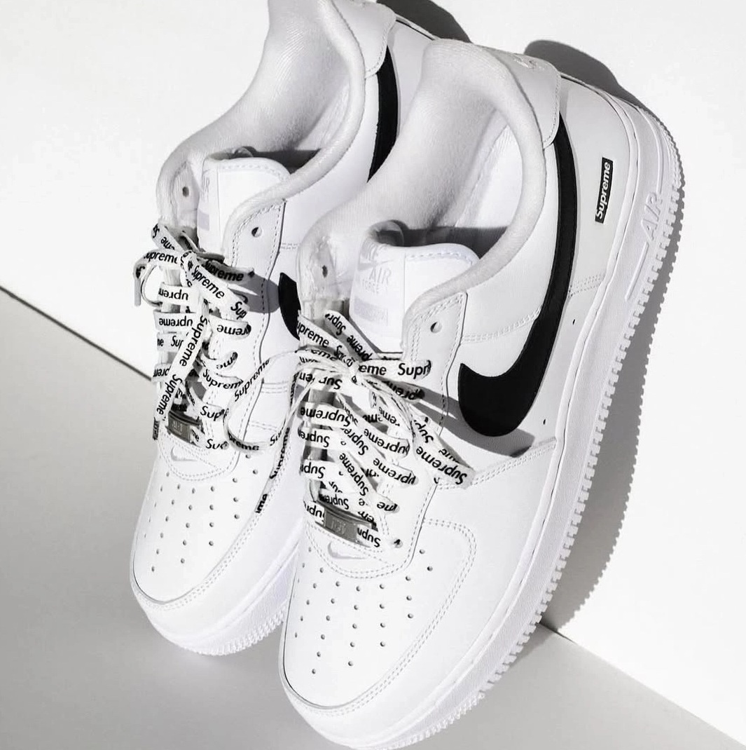 【Nike x Supreme】Air Force 1 Low- White Black